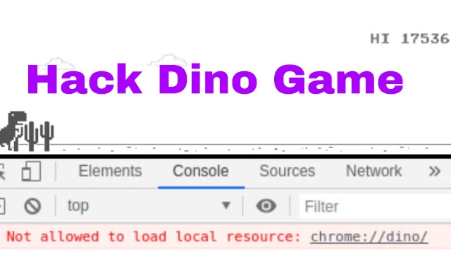 How to hack Google dinosaur game