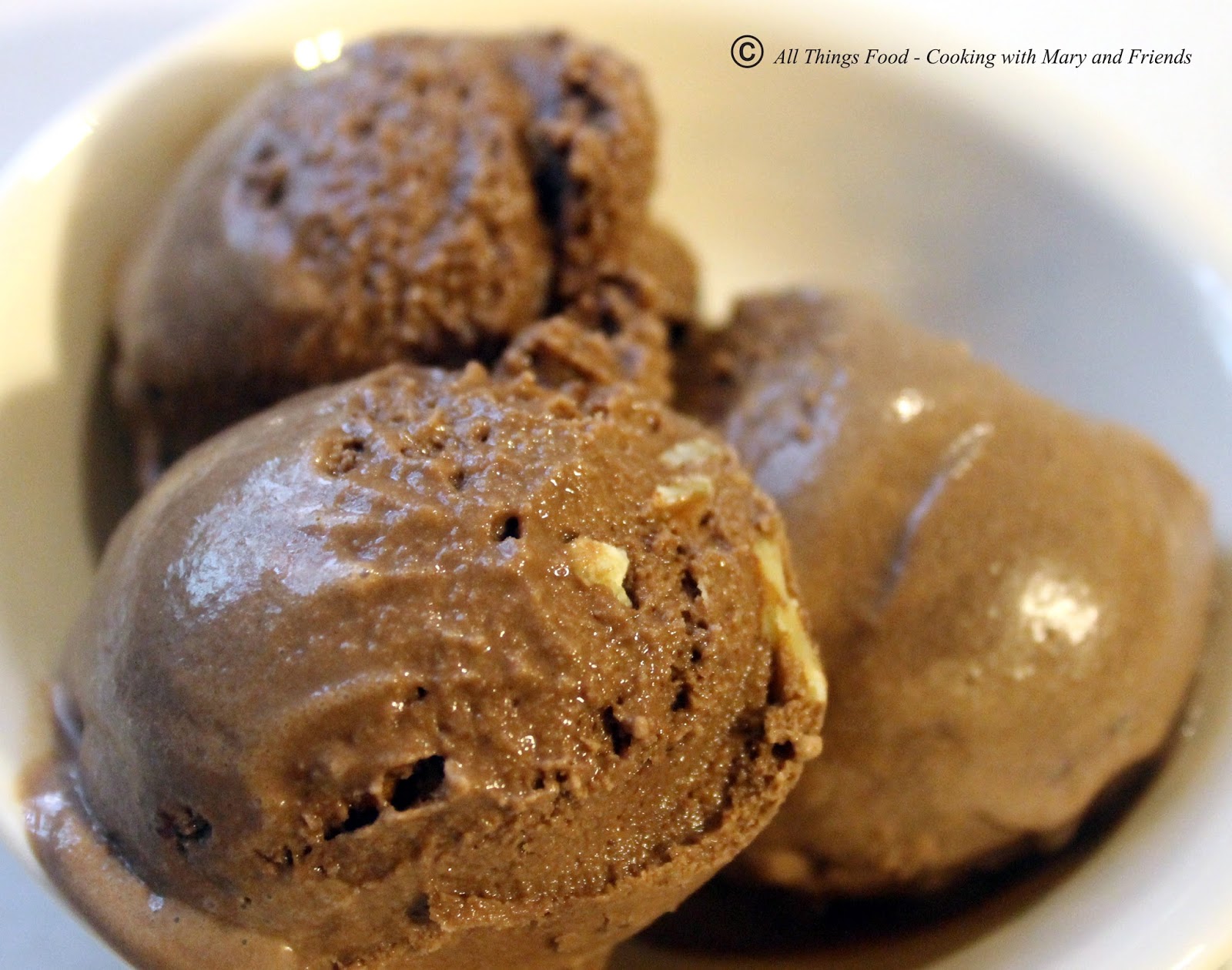 Cooking With Mary and Friends Irish Cream and Kahlua Chocolate IceCream