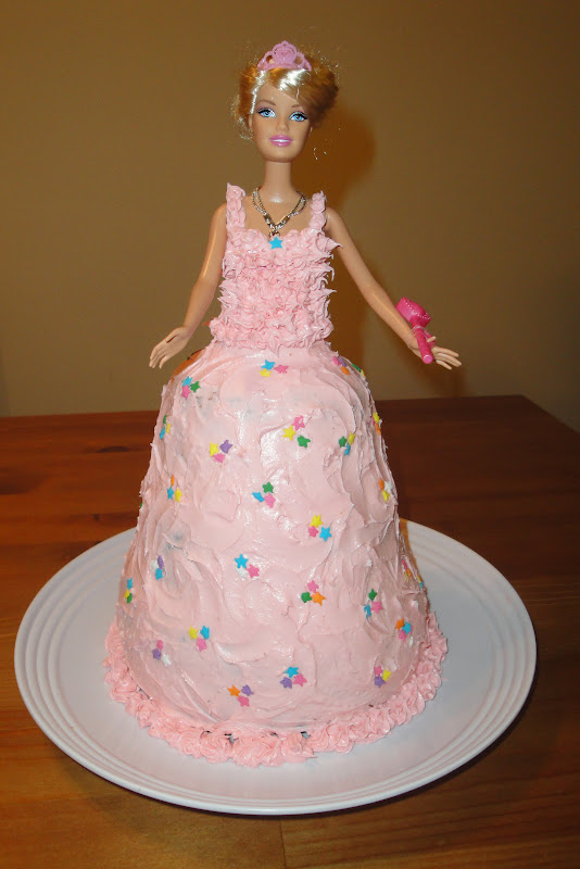 Food and Taste Princess Barbie Doll Cake