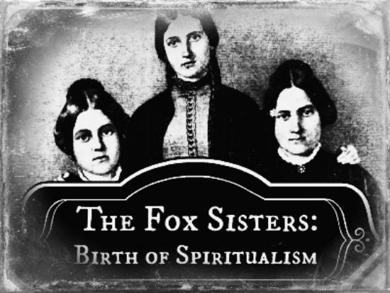 Sister fox. Сестры Фокс Спиритизм. Спиритизм 19 века.