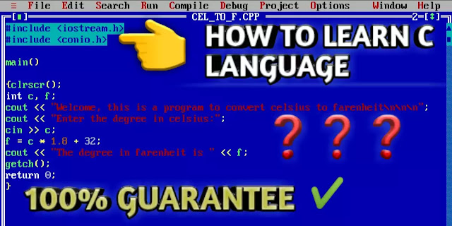 How to learn c language with basic things. - Interesting and amazing ...