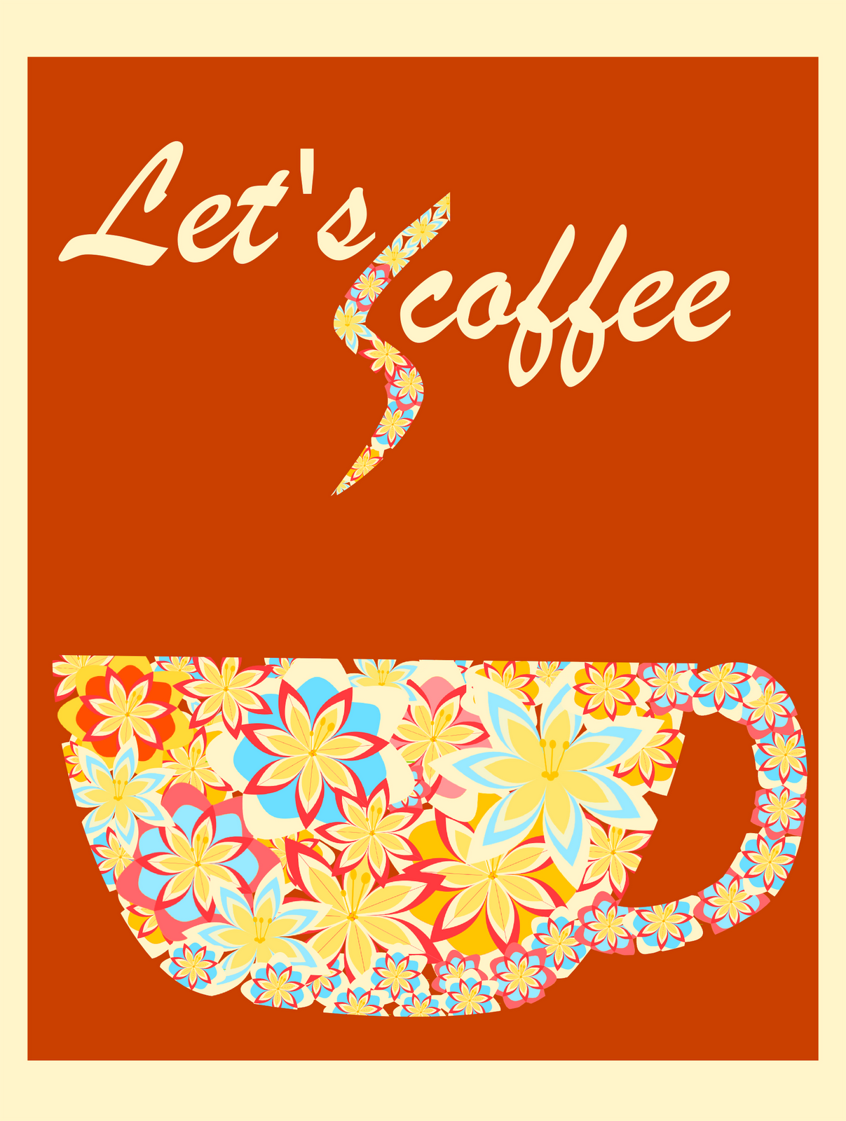 lets coffee card