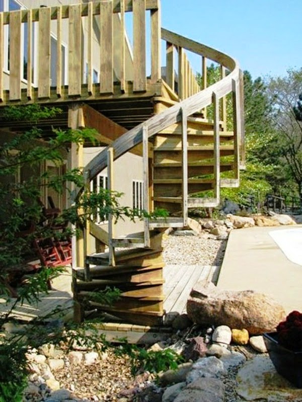 46 beautiful design ideas for outdoor stairs