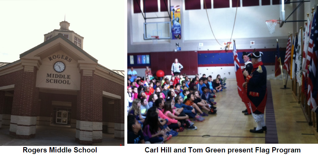 Alexander Hodge Chapter of the SAR, Sugar Land, Texas: Flag Program at Alexander Hodge Chapter of the SAR, Sugar Land, Texas: Flag Program at