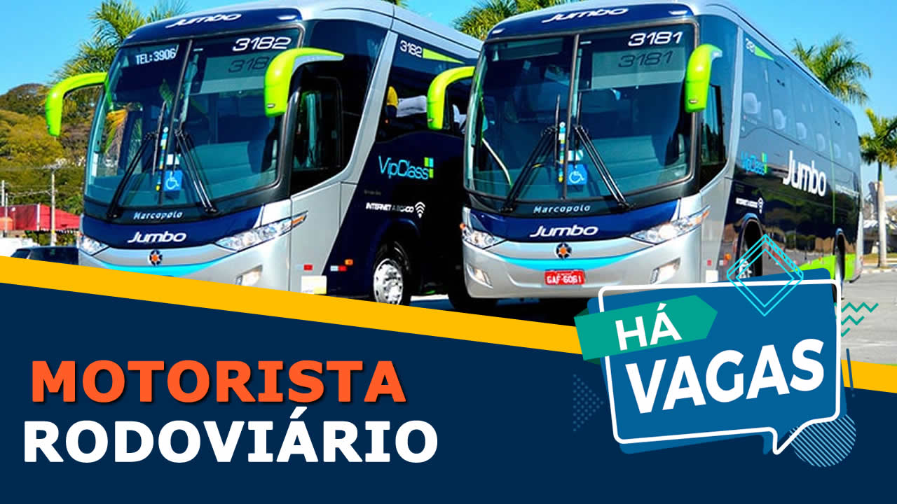 vaga para motorista