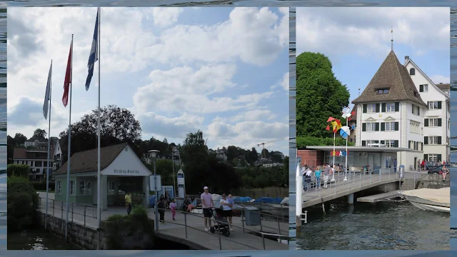 Boat Bus Stop on Zurich Lake