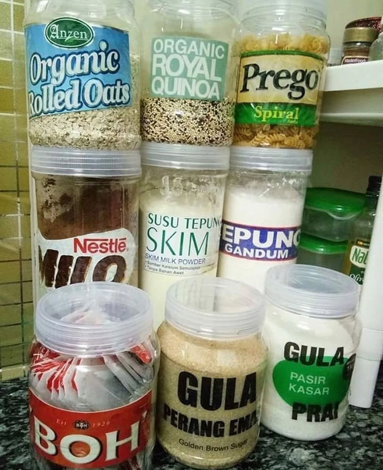 Label Kreatif Untuk Barang Dapur