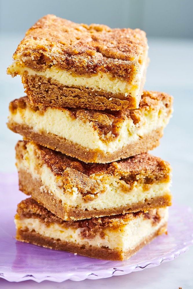 Snickerdoodle Cheesecake Bars Joki's Kitchen