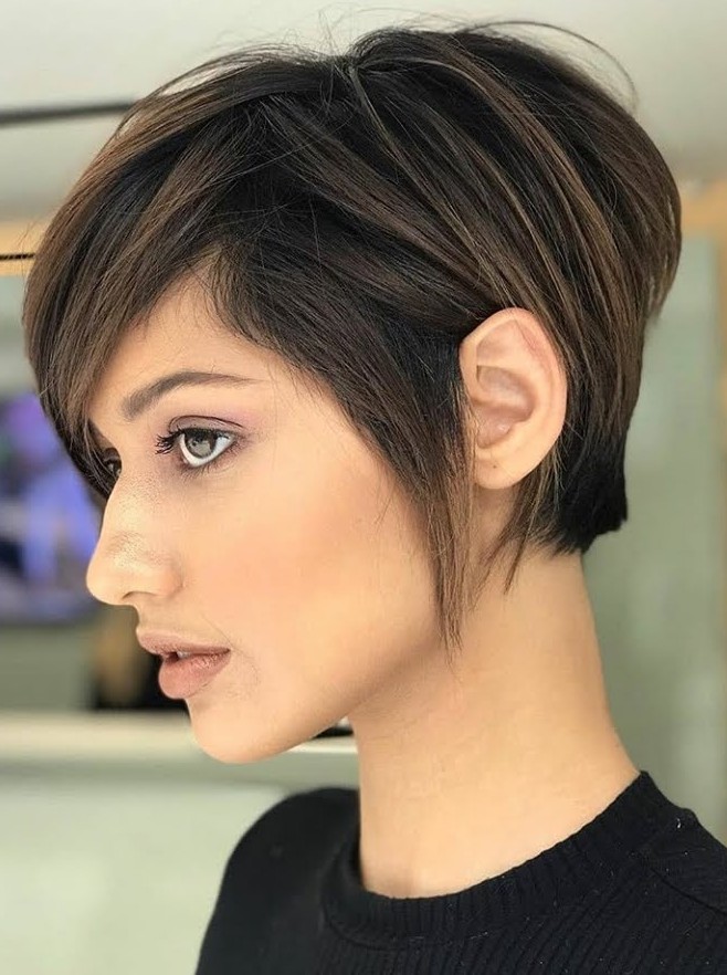 Recortes pelo corto mujer