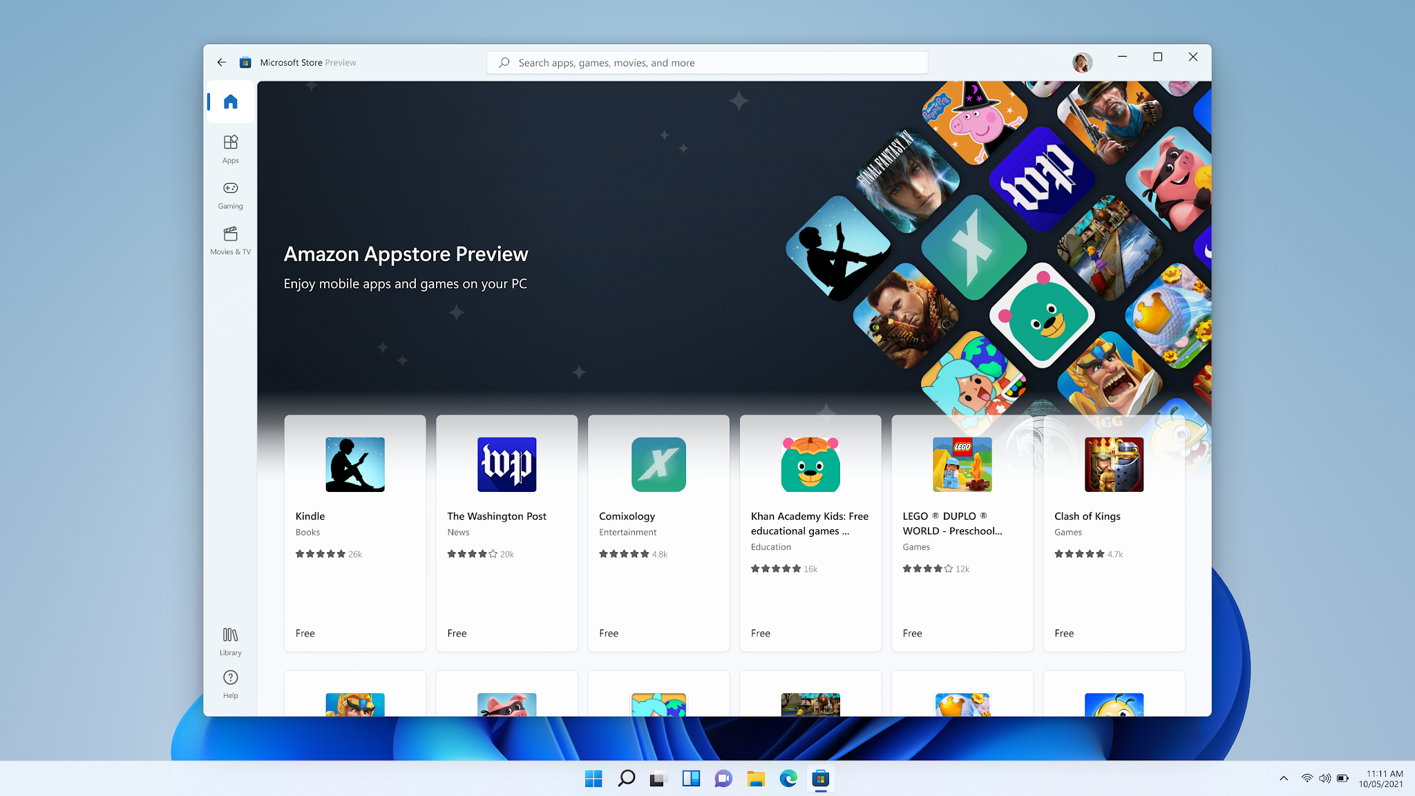 Come eseguire app Android in Windows 11