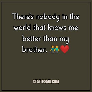 Best brother status and quotes for whatsapp