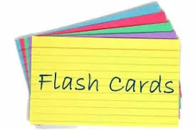 Flash Cards Colorful Flash Cards