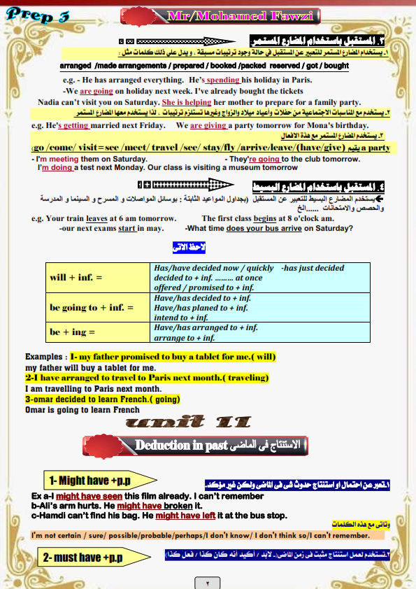 أقوى مراجعات اللغة الانجليزية للصف الثالث الاعدادي الترم الثاني -%2B_002