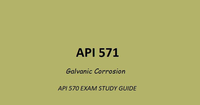 API-571 Unterlage