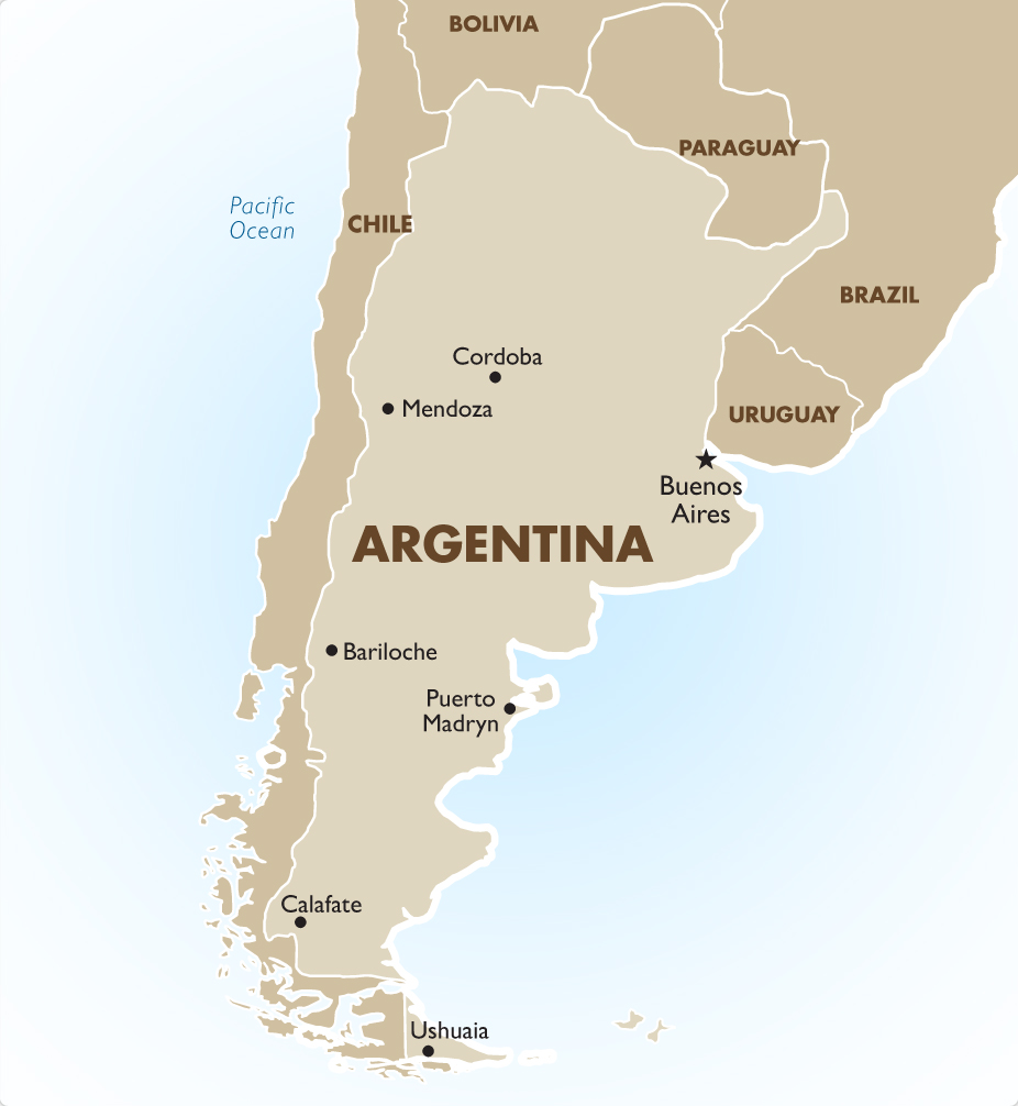 Огненная земля буэнос айрес природная зона. Месторасположение Аргентины на карте. Аргентина границы на карте.