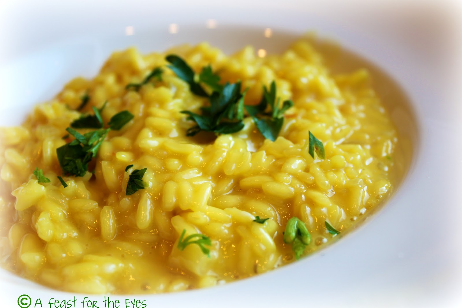 Risotto Milanese - A Feast For The Eyes