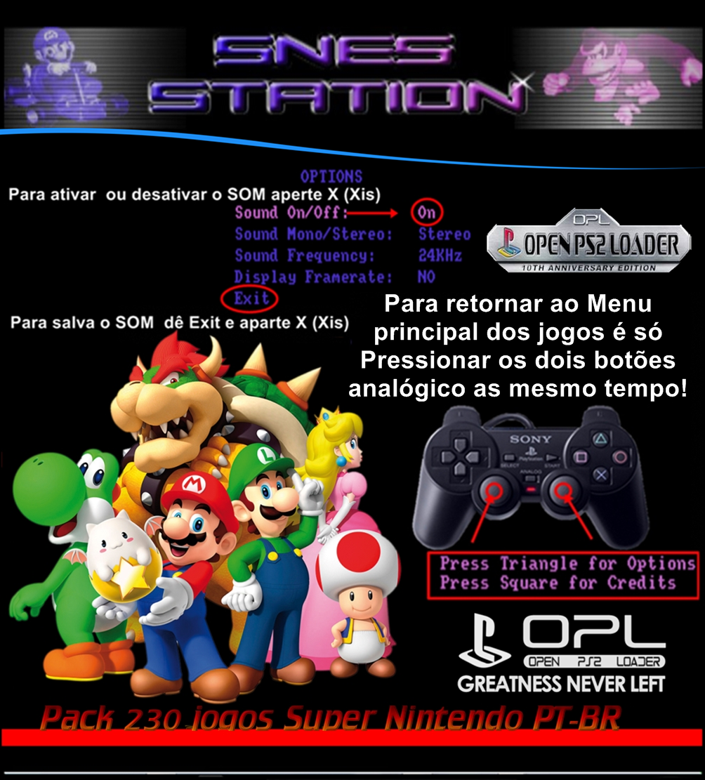 PACK 230 ROMS - SNES - EM PT _ BR 