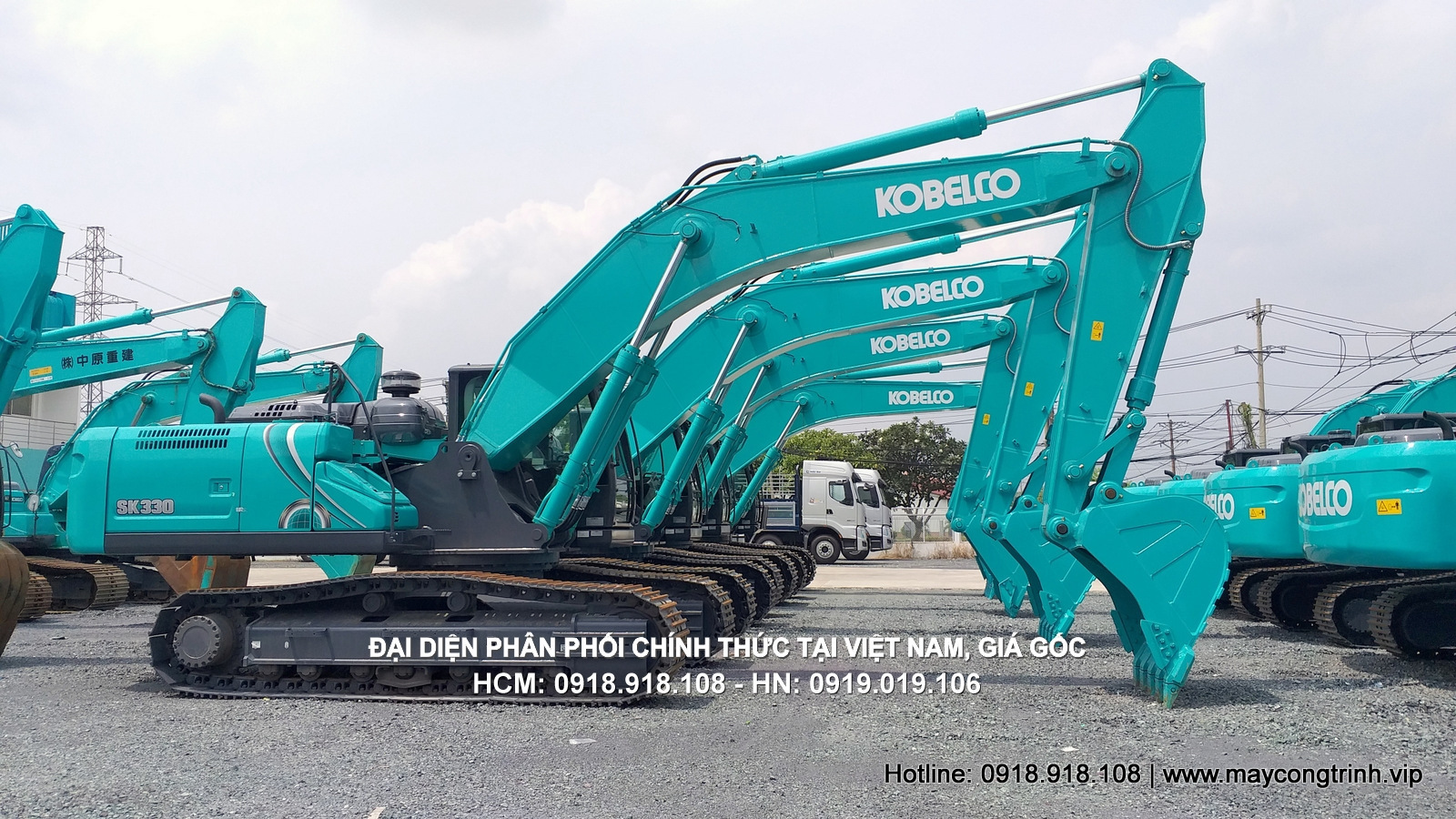 Máy xúc đào ( Máy đào, Máy xúc ) Kobelco sk500xdlc-10, gầu 2.1 - 2.5 m3