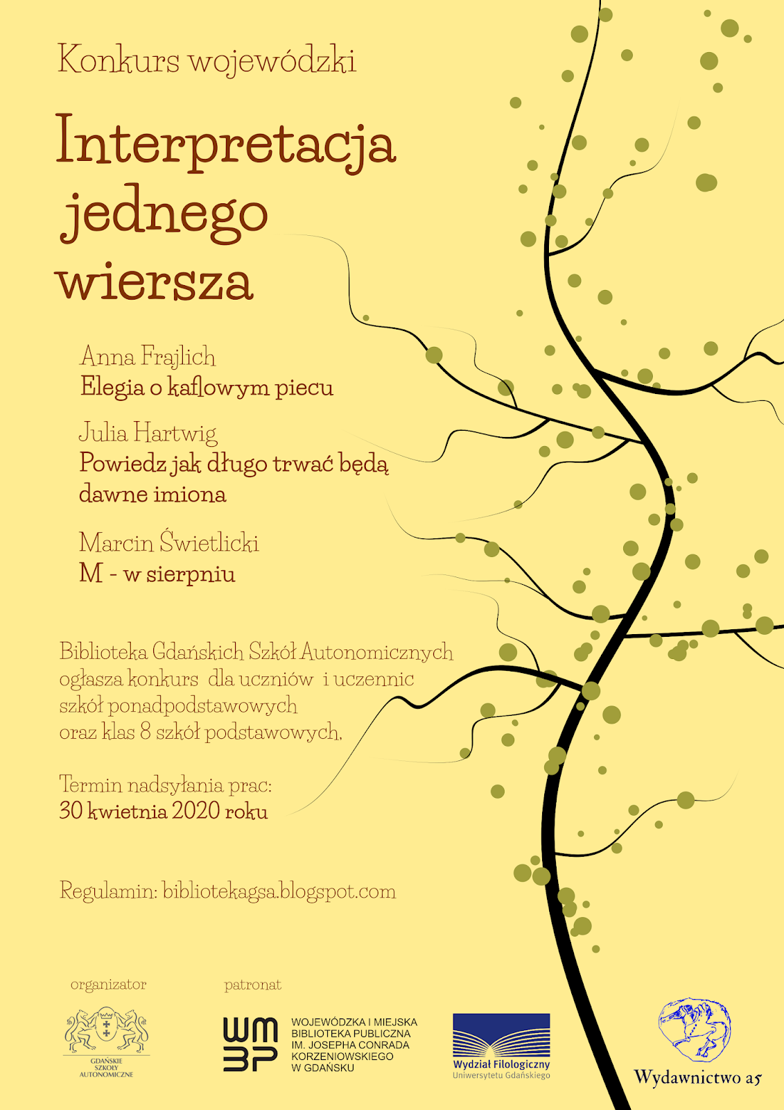 Interpretacja Wiersza Adama Zagajewskiego Miasto W Którym Chciałbym Zamieszkać Biblioteka Gdańskich Szkół Autonomicznych: Konkurs "Interpretacja