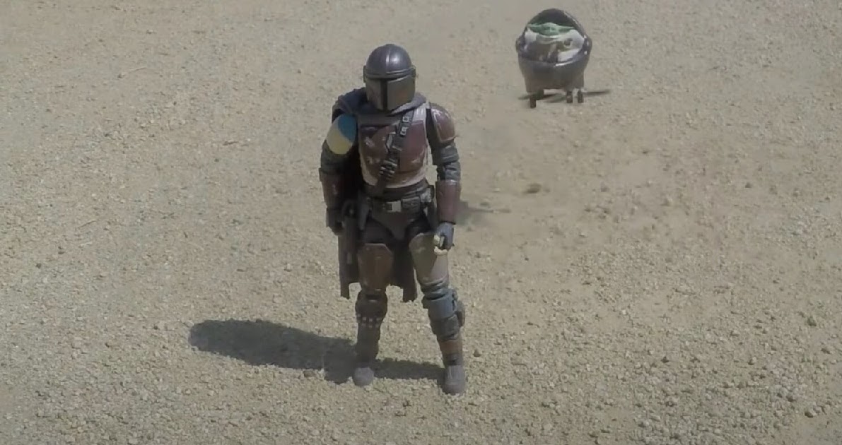 Últimas Tendencias Miniatura Flying Baby Yoda Hover Pod hecha por fans