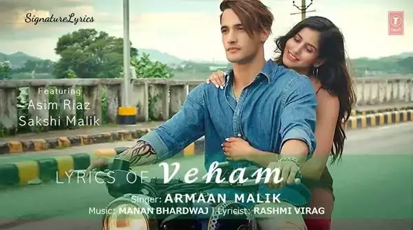 VEHAM LYRICS - Hindi - English - ARMAAN MALIK - Manan Bhardwaj - Rashmi Virag VEHAM LYRICS - ARMAAN MALIK - Manan Bhardwaj - Rashmi Virag