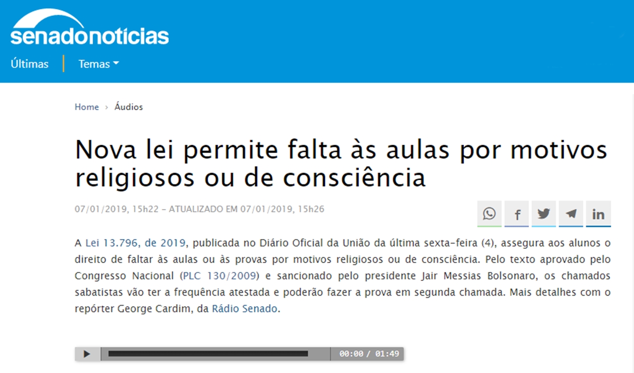 Projeto dá motivação e apoio a candidatos sabatistas do Enem Notícias Adventistas