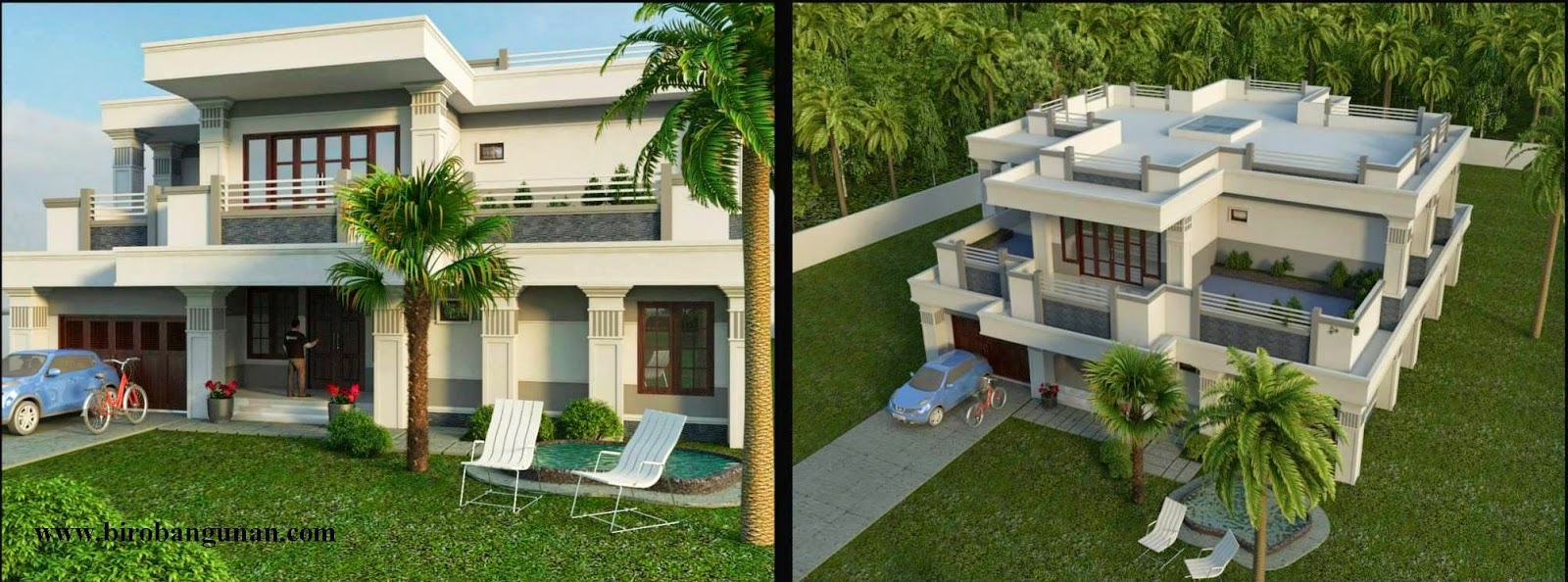 RUMAH MODERN KLASIK MEDITERANIA | SM - Biro Bangunan ...