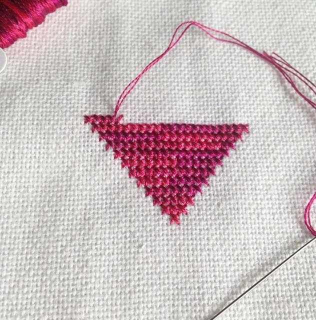 KBB Crafts & Stitches Variegated Floss Heart