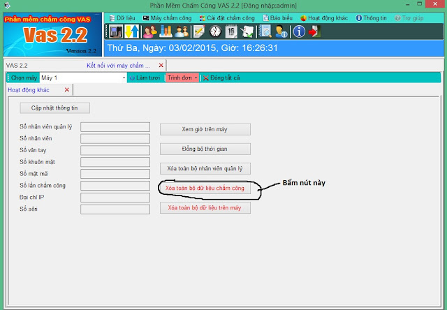 Xóa dữ liệu cho máy chấm công như thế nào May-cham-cong-bi-day-bo-nho