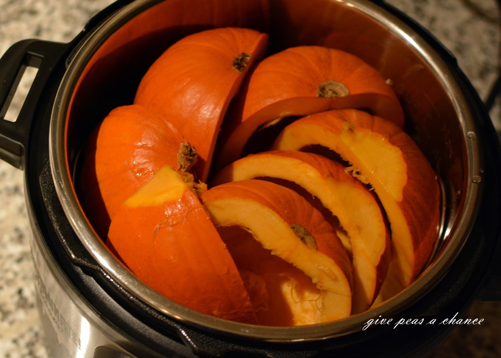 Give Peas a Chance (Winter Squash) Pumpkin Puree Instant Pot