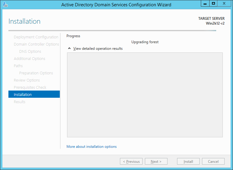 Windows Server 2012 r2 Active Directory. Active Directory domain services configuration Wizard WS 2012. Promoting Server to domain Active Directories. Wizard progress. 2012 r2 домен