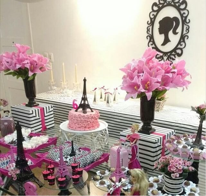 fiesta tematica de la barbie