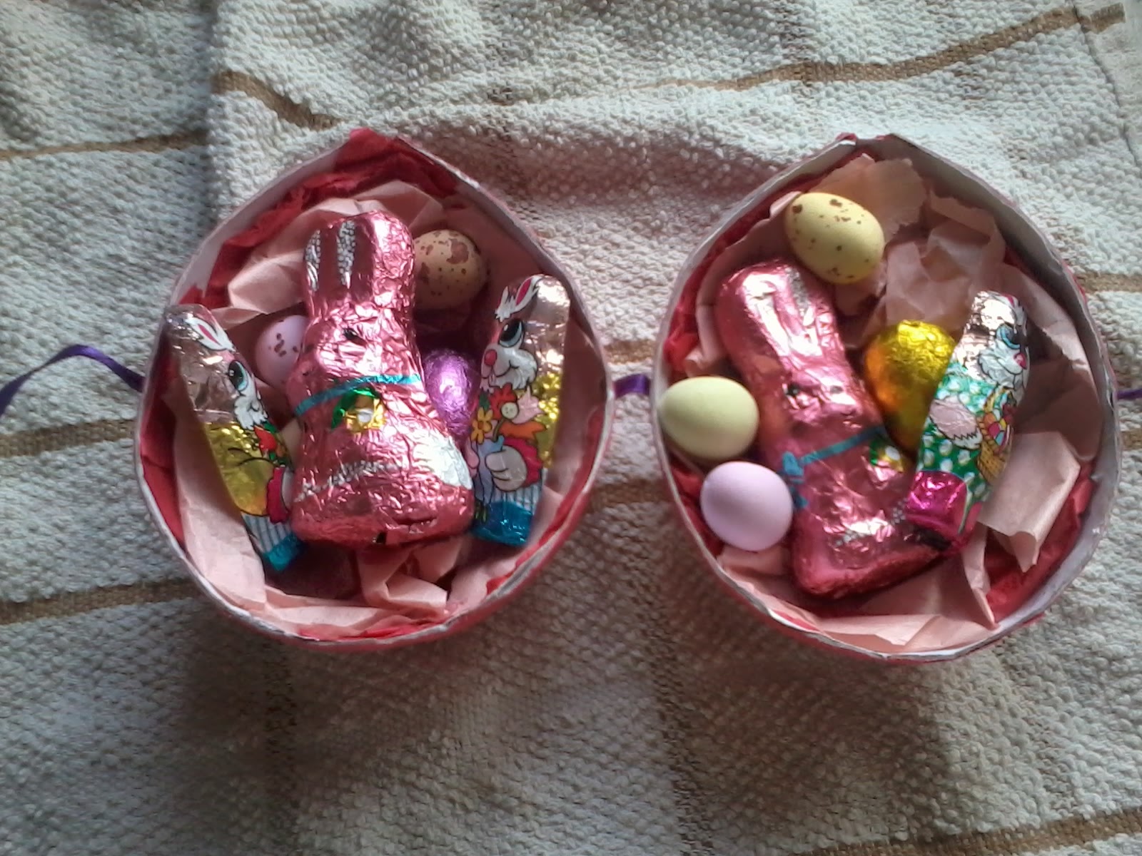 Heartfelt Creations by Lisa Paper Mache Easter Egg Surprises