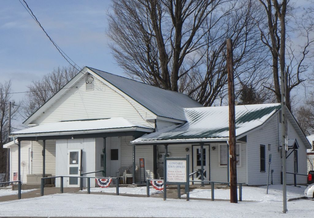 Windswept Adventure Pretty Little Town Of Constable, New York