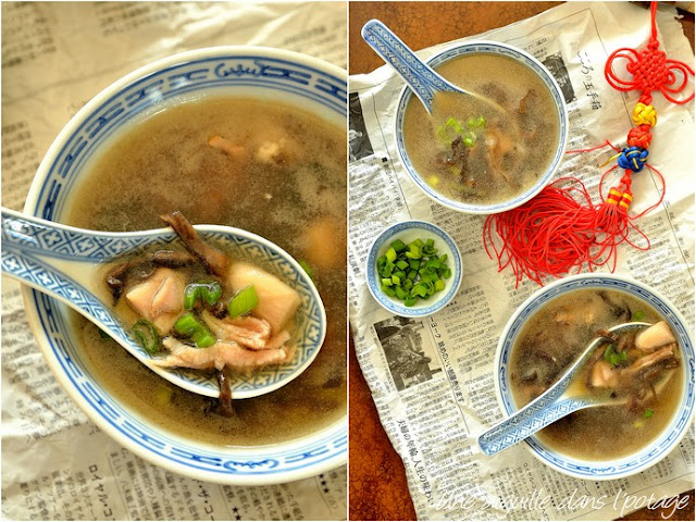 soupe-champignons-poulet-recette-chinoise-Ken Hom