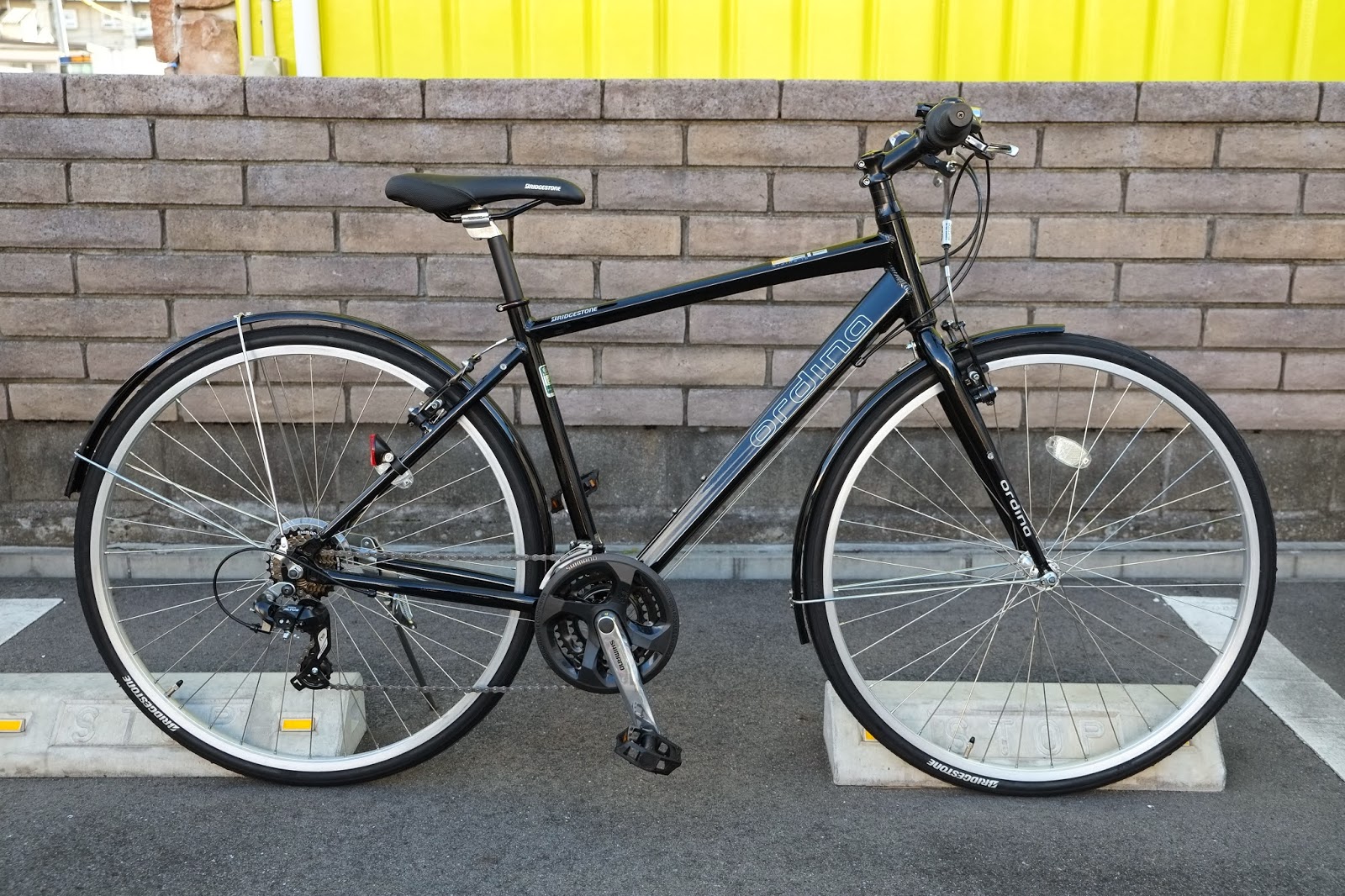 ブリジストン BS クロスバイク Orby オルビー ブラック 16段変速