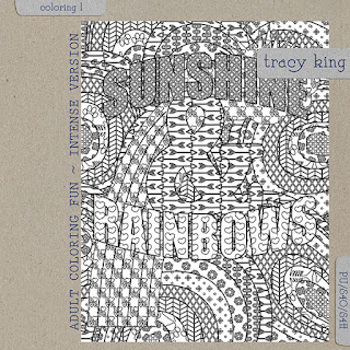 Atelier Tracy K.: Adult Coloring Page 1 - Free Adult Coloring Page