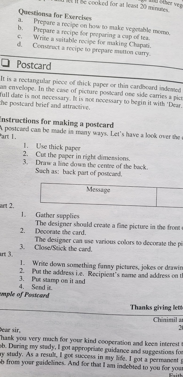 Language patterns in writing picture