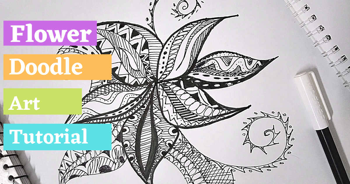 Easy Flower Doodle Flower Doodle Art for Beginners