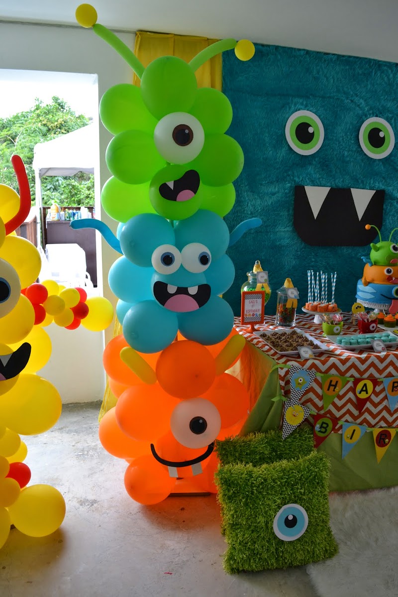 40+ Monster Birthday Decoration Ideas, Popular Concept!