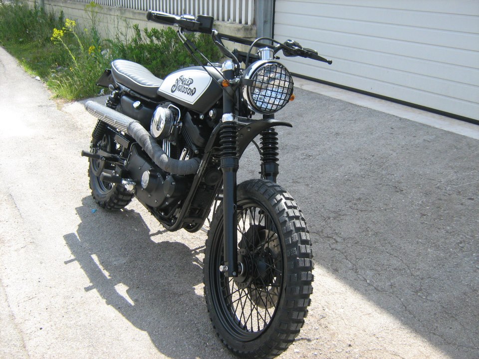 sportster scrambler seat