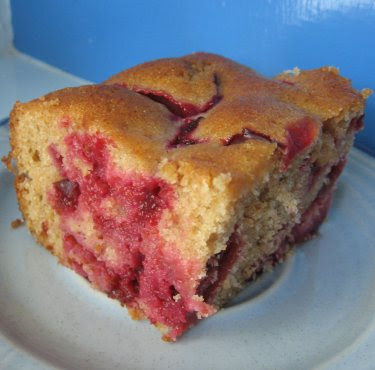 plum yogurt cake