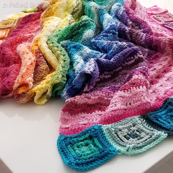 Every Bit a Blanket by Felted Button using Scheepjes Cahlista Colour Pack (free pattern coming soon) Every Bit a Blanket by Felted Button using Scheepjes Cahlista Colour Pack (free pattern coming soon)