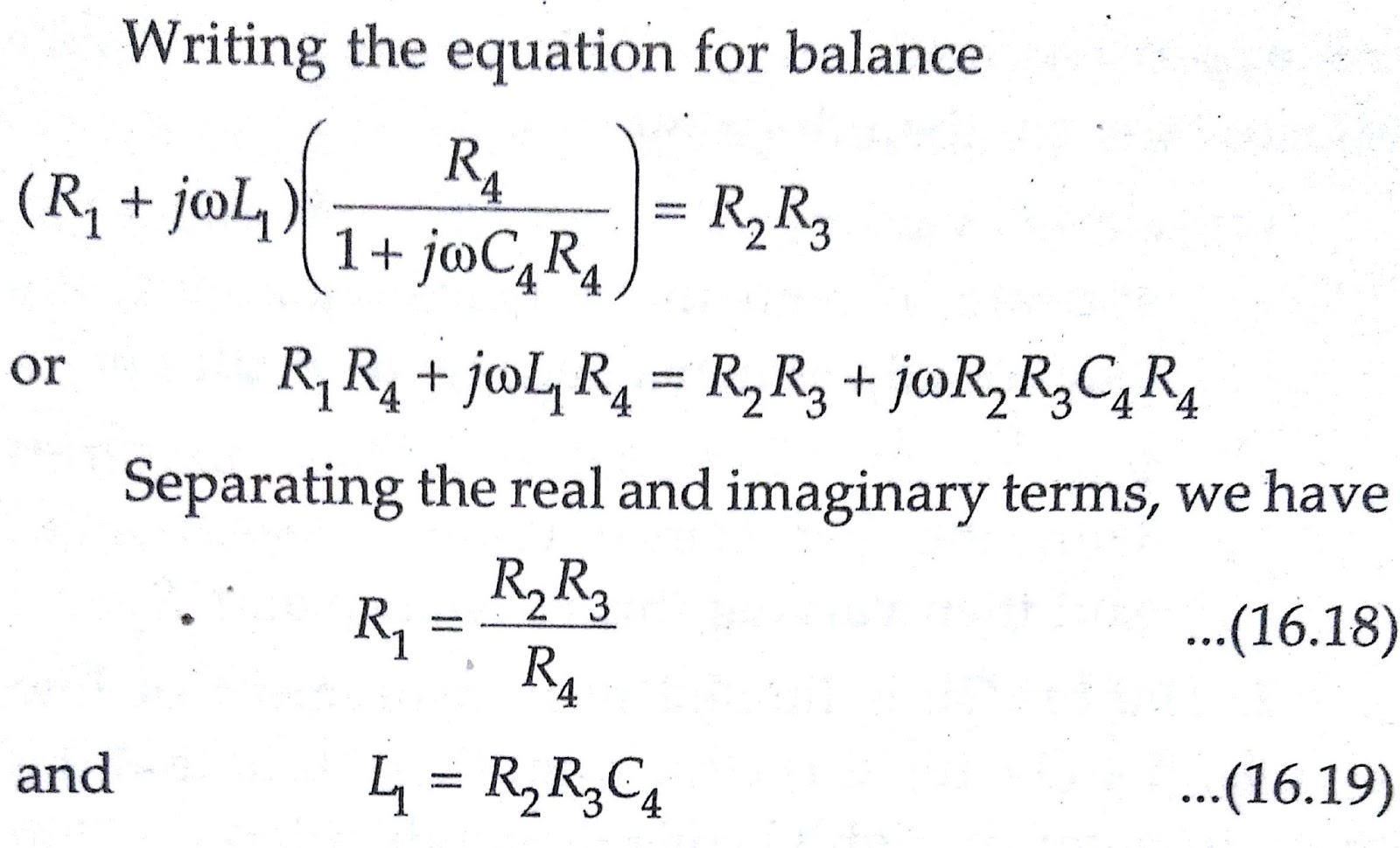 Measurement Of Self Inductance By Maxwell S Bridge