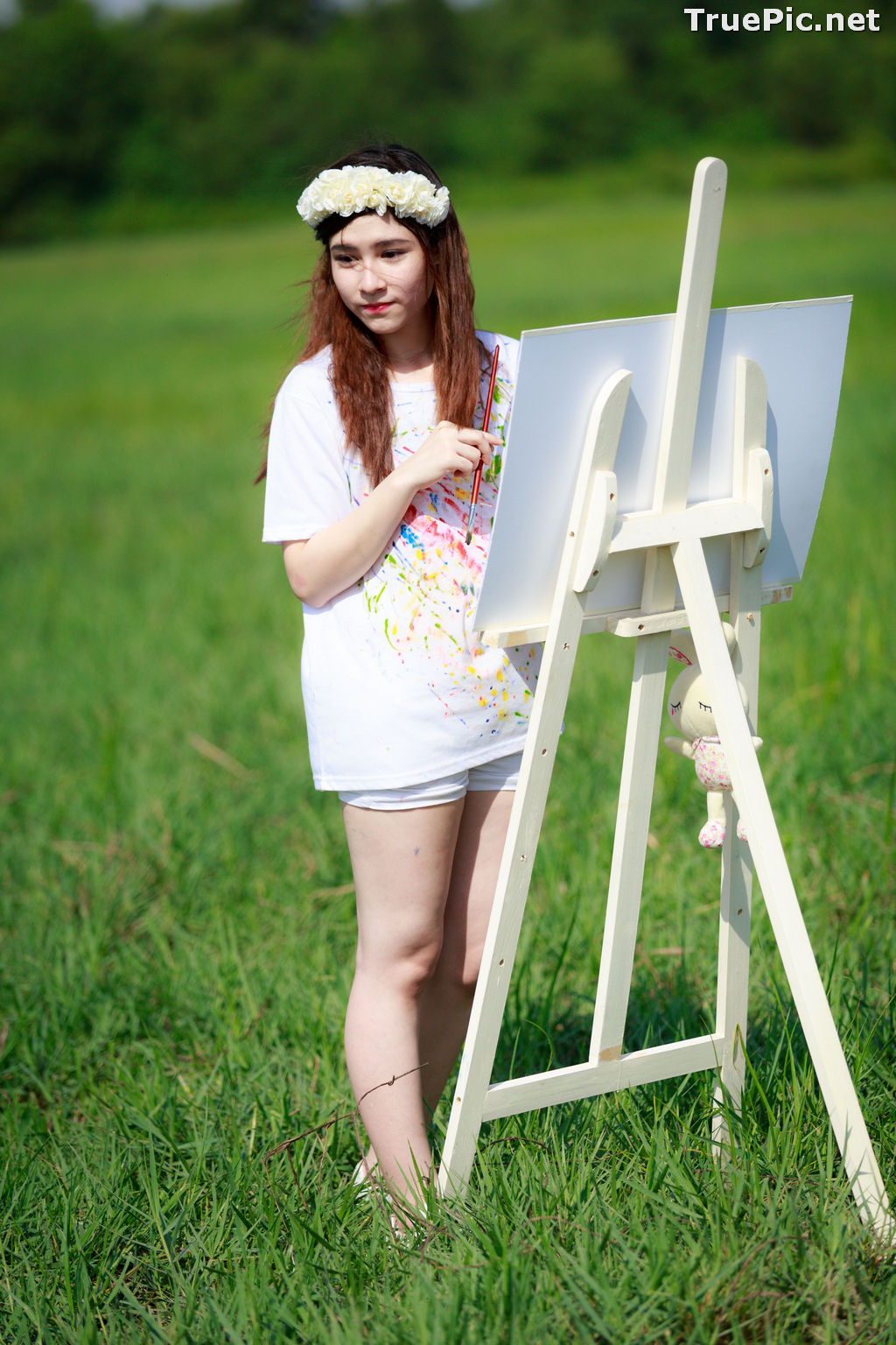 Image Vietnamese Model - How To Beautiful Angel Become An Painter - TruePic.net - Picture-4