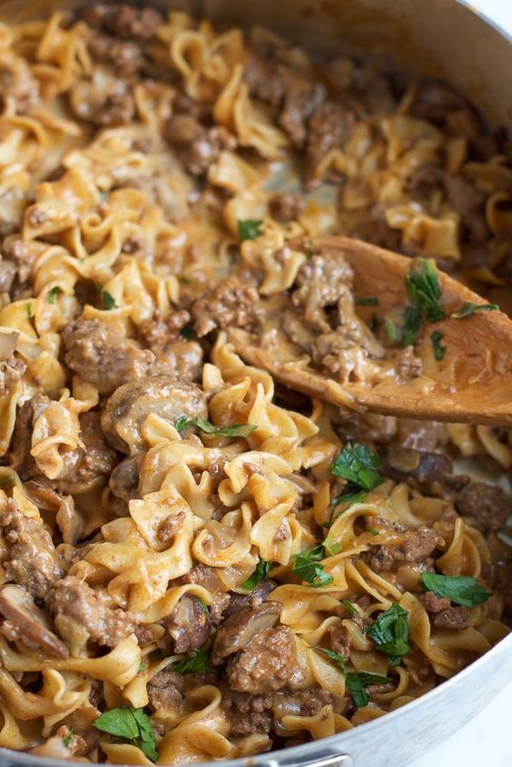 One Pot Beef Stroganoff Mom Food