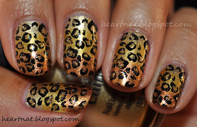 heartnat: Gold Leopard Gradient