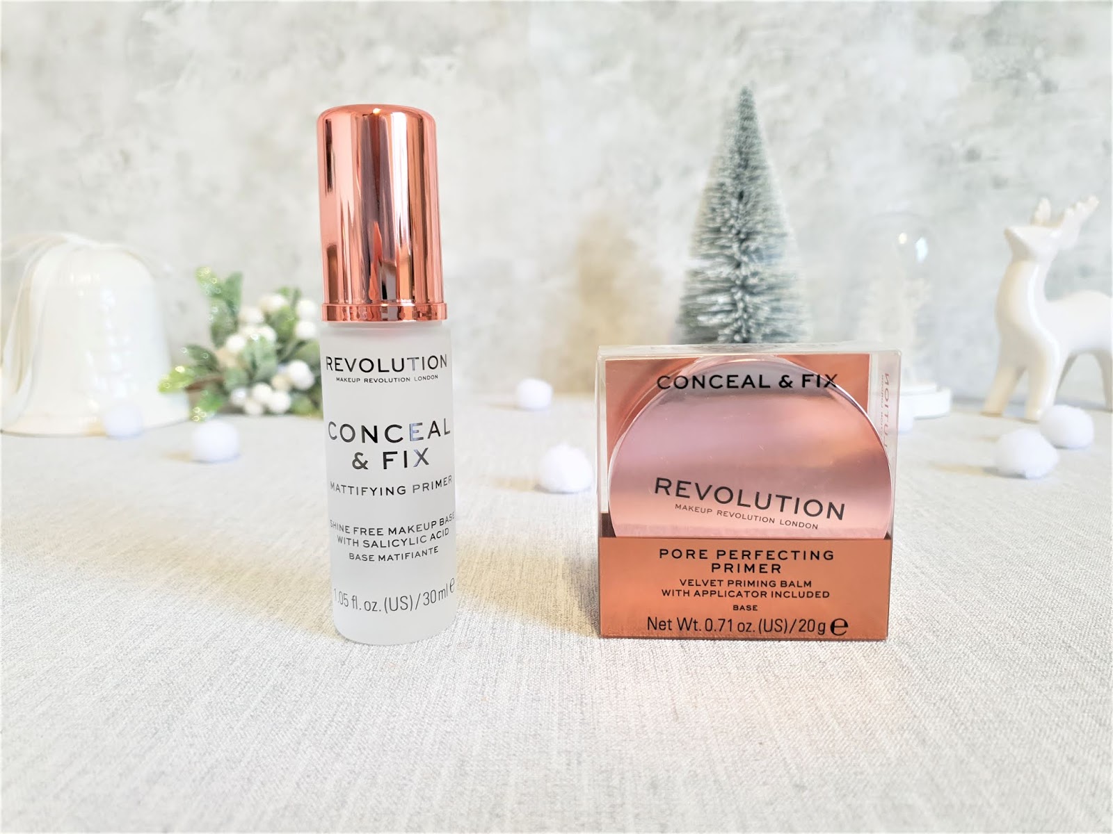 Revolution Conceal & Fix Mattifying Primer + Pore Perfecting Primer