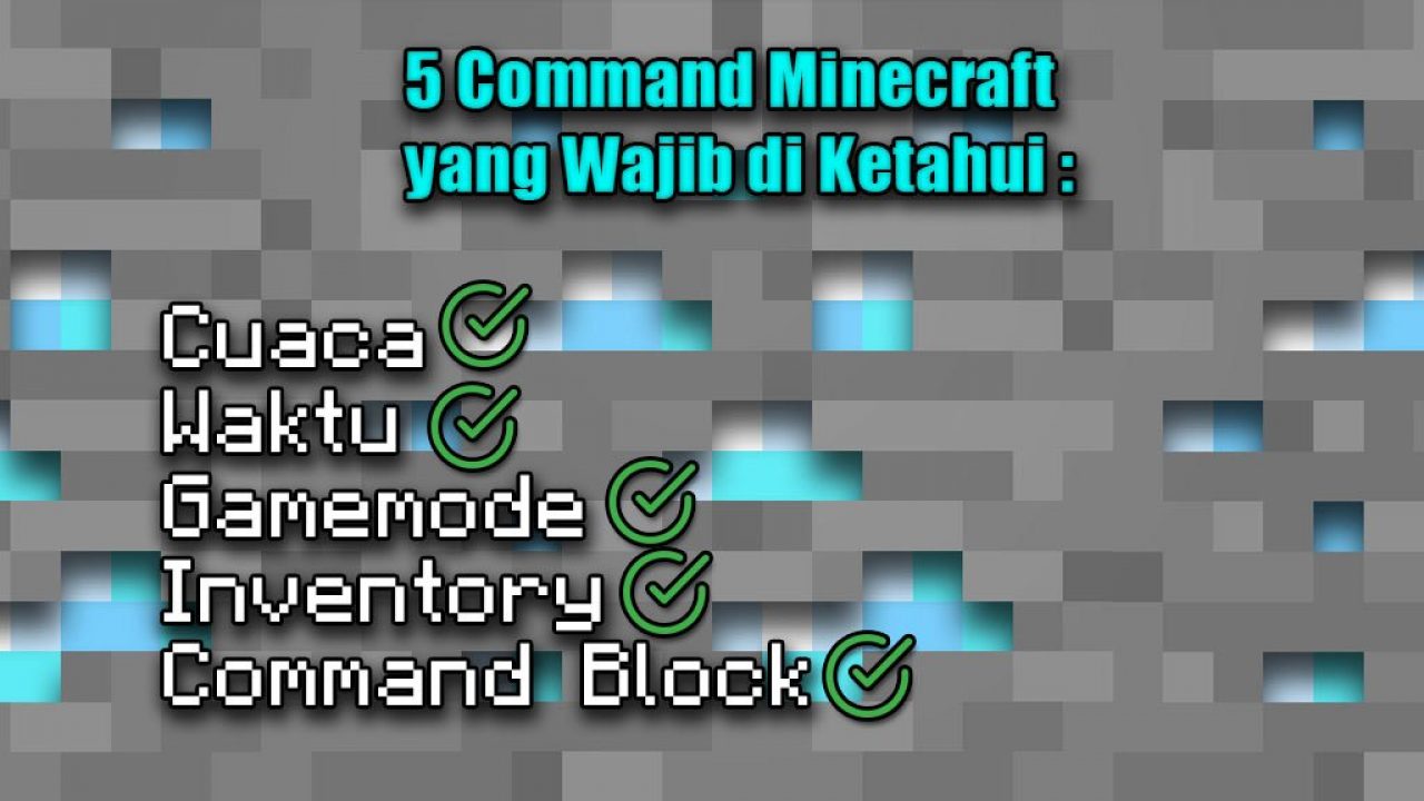 Cara Cheat Minecraft Dan Kode Cheat Minecraft 2021 Cara1001