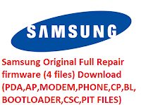 Original firmware (Stock Rom).All Model Samsung 4 files Repair